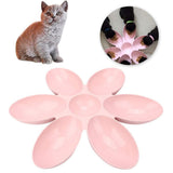 Cat Water Bowl Multiple Case Food Feeder Water Feeding Bowl Six Petals Plastic Feeder Puppy Food Feeder Dispenser Bowl for Cats