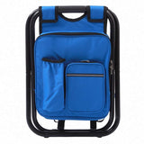 Backpack Chair Foleable Camping Fishing Stool with Cooler Insulated Bags Multifunction Hunting Backpack Chair Stool for Outdoor