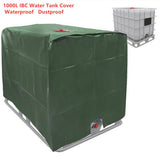 Gallon Water Tank Protection Cover,Outdoor Garden Water Tank Cover ,Material 1000L Heavy Duty Waterproof Sunscreen (Green)