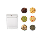 Food Storage Kitchen Storage Sealed Canned Grain Storage Box Transparent Plastic Dry Goods Food Snack (Size : 500ML+800ML)