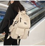 Aesthetic Backpack Cute Backpack for School College Backpack Large Capacity Bookbags for Girls Women Students Casual Travel