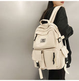 Aesthetic Backpack Cute Backpack for School College Backpack Large Capacity Bookbags for Girls Women Students Casual Travel