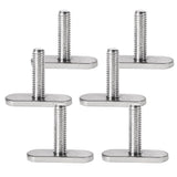 T Bolts for Kayak Track/Rail, Kayak Track Mount Accessories Screws 1 Inch Long, Kayak Hardware T-Slot Bolts 6 Pack