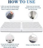 Thicken Memory Bed Gap Filler Adjustable Bed Bridge Mattress Connector with Strap for Bed,Storage Bag Included,for Guests Stayover In Australia - Darrahopens