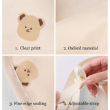 Cute Collapsible Oxford Car Back Seat Hanging Organizer Multifunction Waterproof Portable Backpack for Traveling & Picnic