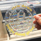Rainbow Suncatcher , Stickers Window Decals for Bird Strikes, Non Adhesive Prismatic Rainbow Stickers