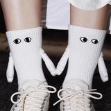 Hand in Hand Socks Friendship Socks Magnet, Magnetic Socks Hand Hold Friend Socks Magnet Holding Hand Couple Socks Big Eye