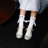 Hand in Hand Socks Friendship Socks Magnet, Magnetic Socks Hand Hold Friend Socks Magnet Holding Hand Couple Socks Big Eye