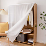 Short Curtains for Kitchen, Privacy Closet Curtain Dust-Proof Under Sink Curtains for Small Kitchen Storage Room