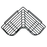 Dual Use Adhesive Or Screw Hook Metal Iron Wire Corner Shelf Storage Hanging Rack,Office Partition Corner Shelf,Bathroom Kitchen