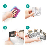 Dual Use Adhesive Or Screw Hook Metal Iron Wire Corner Shelf Storage Hanging Rack,Office Partition Corner Shelf,Bathroom Kitchen