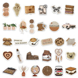 60 Pcs Vintage Stickers, Waterproof Scrapbook Aesthetic Sticker, Daily Planner, Water Bottles, Handbook Junk Diary Stickers