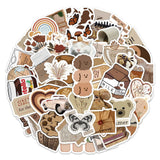 60 Pcs Vintage Stickers, Waterproof Scrapbook Aesthetic Sticker, Daily Planner, Water Bottles, Handbook Junk Diary Stickers