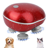 Cat Massager, Electric Pet Massager for Indoor Cats and Dogs with 4 Rotatable Massage Heads, Three Modes Cordless Head Massager In Australia - Darrahopens