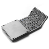 Foldable Bluetooth Keyboard, Wireless Folding Travel Keyboard with Number Pad, Portable Compact Rechargeable Keyboard In Australia - Darrahopens
