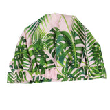 Cute Fashionable Waterproof Bathing Hat with Bowknot: Elastic Women's Sleep Shower Cap in Patterned Lightweight Design for Home
