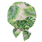Cute Fashionable Waterproof Bathing Hat with Bowknot: Elastic Women's Sleep Shower Cap in Patterned Lightweight Design for Home
