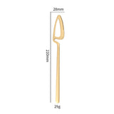 Hangable -Piece Silverware Set, Satin Finish Flatware Cutlery, Knives/Forks/Spoons Included, Dishwasher Safe (Matte Gold)