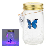 Butterfly Collection Jar, Butterfly in a Jar That Moves, Butterfly Collection Mason Jar, Animated Butterfly in a Jar (Blue) In Australia - Darrahopens