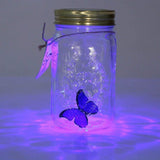 Butterfly Collection Jar, Butterfly in a Jar That Moves, Butterfly Collection Mason Jar, Animated Butterfly in a Jar (Blue)