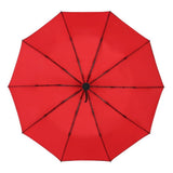 Automatic open and close 10 rib double layer Windproof Travel Umbrella Teflon coated Wind Resistant Canopy Folding parasol