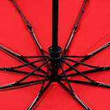 Automatic open and close 10 rib double layer Windproof Travel Umbrella Teflon coated Wind Resistant Canopy Folding parasol
