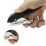 Metal Hole Punch Heavy Duty Single Hole Puncher, Portable Paper Punch for Id Cards PVC Cards Plastic Cardboard In Australia - Darrahopens