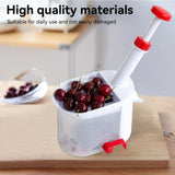 Cherry Pitter with Stone Catcher Container, Plastic Cherry Pit Seeds Removing Tool, Reusable Grapes Seeds Removing Tool In Australia - Darrahopens