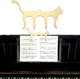 Metal Music Book Clips Sheet Music Page Holder Clips for Sheet Music Stands, Cute Cat Shaped Metal Music Bookmark for Piano In Australia - Darrahopens