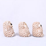 Set of 3 Owl Statues Home Décor,Cute Owl Figurines for Shelf,Living Room Bedroom Office Desktop,Bookshelf,Animal Sculptures Gifts