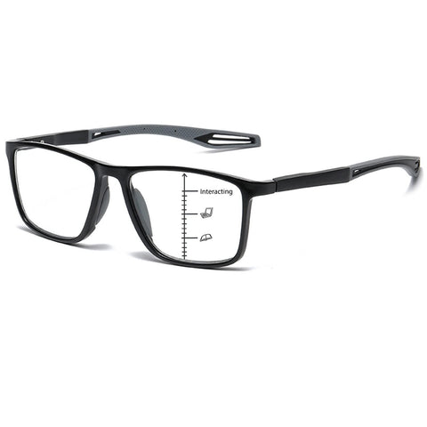 Photochromic Progressive Multifocus Reading Glasses Blue Light Blocking Multifocal Readers Spring Hinge Sunglasses