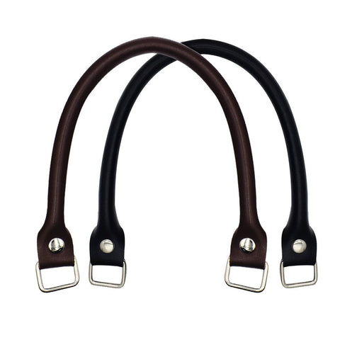2Pcs Genuine Leather Bag Handles 38cm Purse Straps with Clasp Cowhide Leather Replacement Straps for Handbag Replacement In Australia - Darrahopens