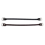 2Pcs Genuine Leather Bag Handles 38cm Purse Straps with Clasp Cowhide Leather Replacement Straps for Handbag Replacement