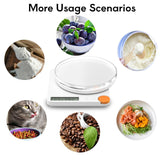 Food Kitchen Scale Mini Pocket Scale,5KG/0.1g High Precision,Plastic Platform,Smart Tare,Quick Measuring,Digital Scale for Cooking