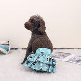 Washable Female Dog Diapers, Durable Pet Skirt for Dog Dress, Reusable Pet Diapers and Puppies Dogs Heat Panties for Girl Dogs