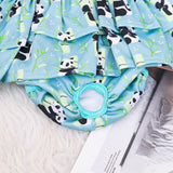 Washable Female Dog Diapers, Durable Pet Skirt for Dog Dress, Reusable Pet Diapers and Puppies Dogs Heat Panties for Girl Dogs