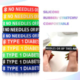 10 Pack Rubber Silicone Sport Medical Emergency Alert ID Bracelets Wristband for Men Women Kids （10pcs）