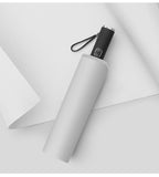 Round-Corner Anti-Poking Sunny and Rainy Umbrella with Reflective Strip Lightweight Anti-Ultraviolet Full Glass Fiber Skeleton