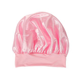 Women's Satin Sleeping Hat Night Sleep Cap Elastic Band Bonnet Nightcap Cap Bonnet for Sleep Bathroom Hair Care (2pcs)