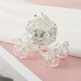 Rhinestone Trinket Box, Silver Pumpkin Carriage Trinket Box Princess Crystal Jewelry Box Display Holder Organizer for Accessories In Australia - Darrahopens