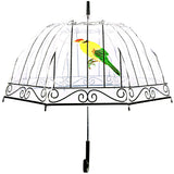 Clear Bubble Umbrella for Girls and Women,Clear Kids Umbrella Dome Shape, Auto Open Transparent Rain Girls
