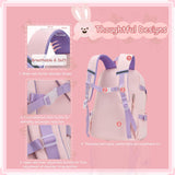 Girls Backpack Elementary School, Bunny Backpack for girls Cute Kids Laptop Bag Kindergarten Preschool Bookbag In Australia - Darrahopens