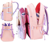 Girls Backpack Elementary School, Bunny Backpack for girls Cute Kids Laptop Bag Kindergarten Preschool Bookbag