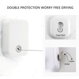 Retractable Clothes Line,No Punching Wall Mounted Heavy Duty Retractable Clothesline Laundry Line Can Hanging Clothes