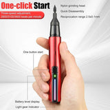 Reciprocating Sander, Mini Detail Sander Tool, USB Quick Charging Electric Sanding Pen for Grinding Polishing Crafts