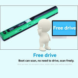 Portable Document Scanner 900DPI A4 Book and Photo Digital Scanner Instant Scanning Supports JPG/PDF Formats D