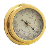4 Pcs Boat Barometer Clock Thermometer Hygrometer Weather Station Set Wall Mounting Type Brass for Case for Shell Light In Australia - Darrahopens