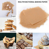 4000 Pcs Unbleached Parchment Paper Baking Sheets, Inches Non-Stick Precut Baking Parchment, Perfect for Wrapping