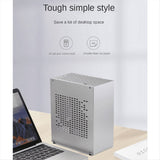 A07 Mini ITX Computer Case Chassis HTPC Host Case USB3.0 ITX Enclosure Personal Computer Chassis Desktop Box Silver