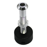 Tuya Diameter 12MM Wide Angle Fisheye Dual Frequency WiFi Door Eye Silver+Black